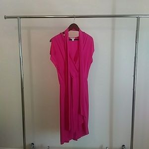 Gorgeous Diane von Furstenberg Fuschia Silk Dress